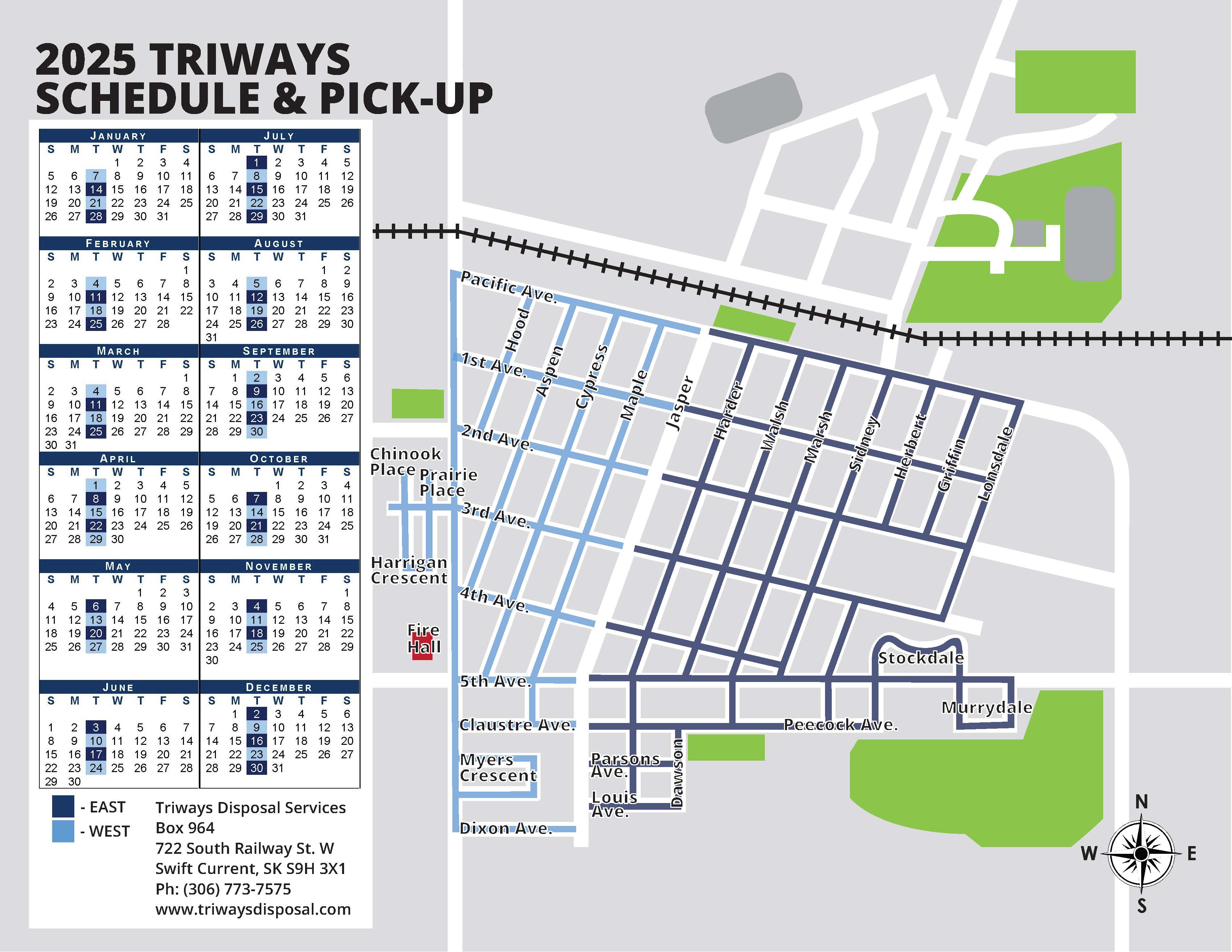 2025 Triways Schedule